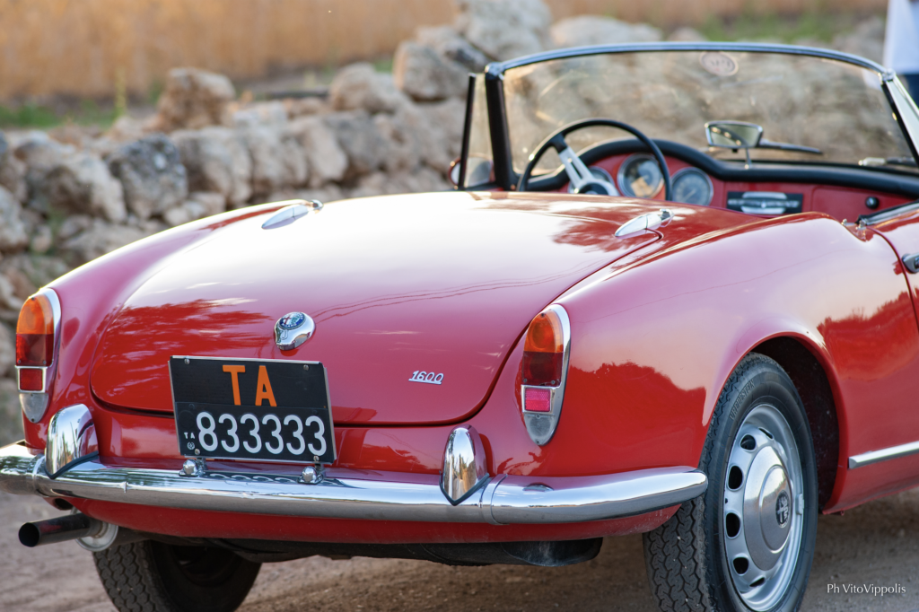 Alfa Romeo, Puglia, Italy, Party, Dining, Masseria, Wedding, Evening, Vintage Car